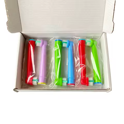 6Pcs Electric Toothbrush Head Replacement Children kids Brush Heads Fit for Oral Pro-Health B Stages