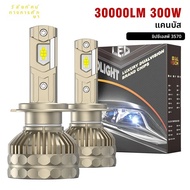 ไฟหน้ารถ LED CANbus H7 100000LM H11 HB4สุดๆ H1 H4 9006ไฟ H8ปลั๊กแอนด์เพลย์หลอดไฟอัตโนมัติ160W 6000K