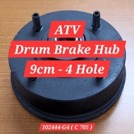 ATV Drum Brake Hub 9cm 4 Hole - ATV Parts Ready Stock Di Malaysia