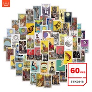 TAROT Stickers Set Cartoon Graffiti Sticker Waterproof Decals for Kids, 60pcs