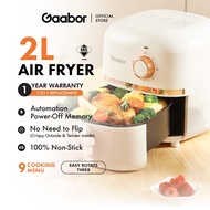 Gaabor 2L Air Fryer Mini With 9 Menu Functions & 3D Hot Air Circulation (2.0L) AF20M-YE01A