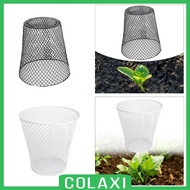 [Colaxi] Chicken Wire Bell Cloche Cover Metal Garden Bell Ventilation Holes Easy to Use for