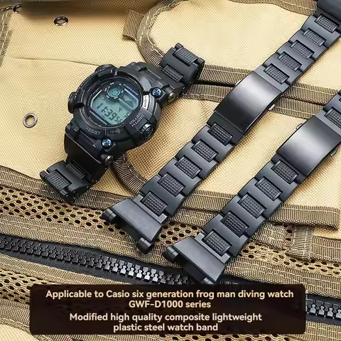FCasio Sixth Generation Frogman Diving Watch GWF-D1000 Series Modified Lightweight Shuo Steel Hand M