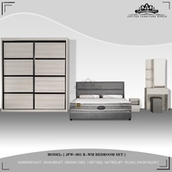 ◊☃JUPITER FURNITURE WORLD [JFW-001 Bedroom Sets ] Bedding/ Wardrobe/ Dressing Table/Matteress/ Set Bilik Tidur/ Almari B