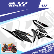 Stiker vario 125 Lama 2012 – 2013 - 2014 REPSOL Livery Stiker variasi motor VARIO TECHNO 125 Striping variasi Vario Techno 125 PGM FI Motogp Series