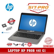 Laptop HP Probook 440 G1 intel i5-4th gen with basic software (secondhand)
