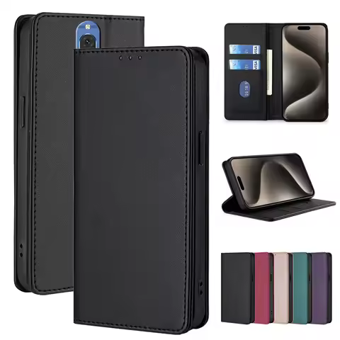 PU Leather Wallet Phone Case for Realme P4X P3 Neo 8 7X GT8 C85 14 15X 16 Pro Plus 5G Flip Cover Car
