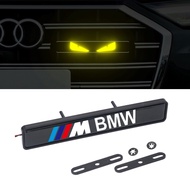 With LED light Car Front Grille Emblem Badge Stickers Suitable For  M bmw 1 2 3 4 5 6 7 SeriesX1 X3 