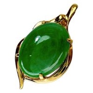 10.02ct Jadeite Pendant top in 18K Gold, 4.9g, Women's