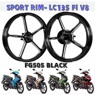 LC135 FI V8 SPORT RIM FG505 CNC COLOUR BLACK BLUE ORANGE RED LC135 FUEL INJECTION SP522 SP511 4 BATA