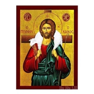 1Pcs Poster Good Cavnas Print Jesus Christ The Great High Priest Greek Orthodox Icon Byzantine Art W