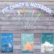 PIC CANDY PEN 1 PCS AND NOTEBOOK 1 PCS (FOR GIFTS) Pen Gel Pen