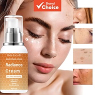Instant Radiant Cream, Hyaluronic Acid, Vitamin C, Niacinamide, Glycerin - Moisturizing Face & Body 