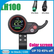 LH100 LCD Display Dashboard Throttle Meter 24V-60V for Electric Scooter Ebike LCD Display Speedomete