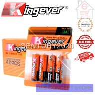 KINGEVER AA Battery R6 AA Batteries Extra Heavy Duty 1.5V 10cards per box