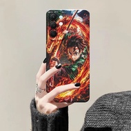 PREMIUM SILICONE PRO CAMARA SOFTCASE COMPATIBLE FOR REALME 15X C85 NOTE 70 MOTIF Demon Slayer