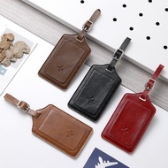 New high-quality luggage boarding pass leather tag New Style high-quality luggage boarding pass leat
