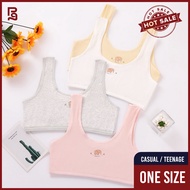 [PGS] 9-14YO Thread Clothes Teen Girls Bra School Girl Camisole Cotton Bra Teenage Gadis Remaja Bra 