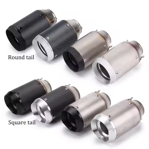 51mm Factory Price Slip On Hot Sale Motorcycle GP Exhaust CNC Carbon Fiber Escape Muffler For Kawasa