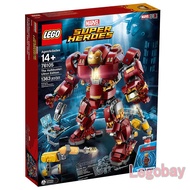 y68yk9v5gfLEGO/LEGO 76105 Superhero Anti-Hulk Armor MK44 Marvel Iron Man Assembled Building Block Toy