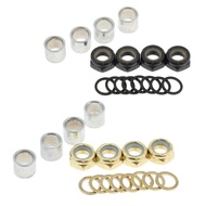 Skateboard Truck Speed Kit Truck Screws Axle Washers & Bearings Spacers Hardware Set Longboard Acces