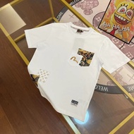 EVISU/Fushen 2026 Large Size 6XL Early Spring New Style Short-Sleeved T-Shirt Men Women Couple Style