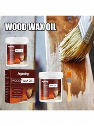 一支木地板清潔劑，用於清潔和保護木質地板，防腐蝕木家具油和木製拋光劑（附刷）