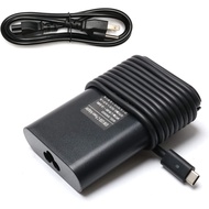 65W Type-C Charger Laptop Power Cord Fit for Dell Latitude 12 5285 5289 5290 7212 7275 7285 7290, XPS 13 9350 9360 9365 9370