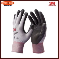 3M Work Gloves Comfort Grip wear-resistant Slip-resistant Gloves Anti-labor Safety Gloves Nitrile Rubber Gloves size M/L/XL