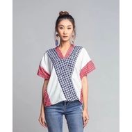 NEW with BHATARA brand women's BATIK BlouseTAG