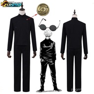 Gojo Satoru Cosplay Uniform Jujutsu Kaisen Gojo Satoru Cosplay Costume High School Uniform Wig Suit 
