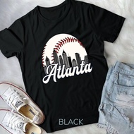 Atlanta Baseball Skyline Atlanta Cityscape T-Shirt Unisex T-Shirt