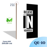 MOTIVATIONAL WALL DECORATION BEDROOM DECORATION BEDROOM WALL DECORATION HOME DECORATION QE-10