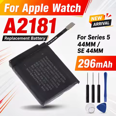Smart Watch Replacement Battery A2181 296mAh For Apple Watch Series 5 44mm SE 44mm Repair Battery Wi