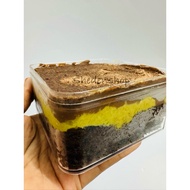 kek coklat kunafa pistachio viral kek dubai coklat kunafa
