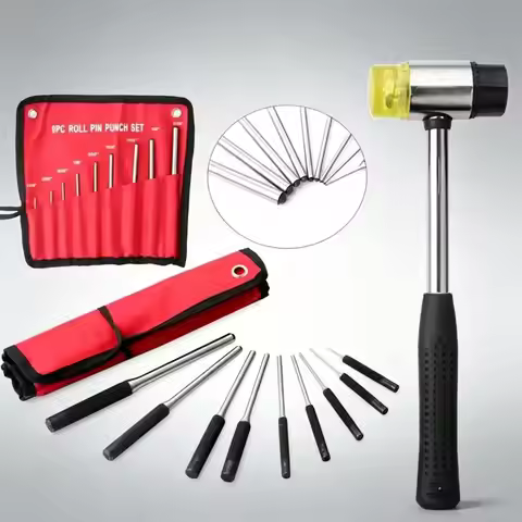 9pcs Metal Circular Disassembly Tools, Fits AR15 AK47 AR10 M4 M16 1911 Glock G17 G19 USP | Ideal for