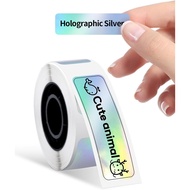 D30 Labels - D30 Thermal Self-Adhesive Label, 3/8"× 1 1/2" (12mm×40mm), 100 Labels/Roll, Compatible 