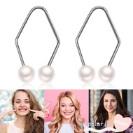 POPULARFR 1 Pair Dimple Maker for Cheeks, Easy to Wear Facial Beauty Tools Dimple Trainer,  Alloy Pe