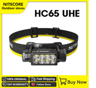 NITECORE HC65 UHE Three Light Source Metal High Brightness Off road Running Headlight Mountaineering