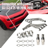 For 10-15 Chevy Camaro SS LS3 6.2L V8 Long Tube Stainless Manifold Headers