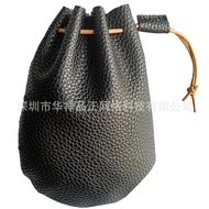 Leather Drawstring Bag Coin Bag Coin Mini Pouch Lipstick Jewelry 25.9.11