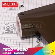 Maxdecal Brown Gloss Sticker 7500-G080