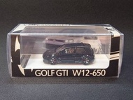 Timothy & Pierre 1/64 限量樹脂模型車 Volkswagen Golf GTI W12-650  # full black