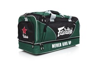 Fairtex Gym Bag Bag-2 Green Boxing Equipment Large Water proof Muay Thai MMA K1 กระเป๋ายิมเเฟร์เเท็กซ์  สำหรับใส่อุปกรณ์มวย และ อุปกรณ์กีฬาอื่นๆ