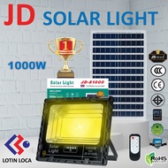JD-81000L 1000W JD SOLAR LIGHT LED รุ่นใหม่ JD-L ใช้พลังงานแสงอาทิตย์100% โคมไฟสนาม โคมไฟสปอร์ตไลท์ โคมไฟโซล่าเซลล์ แผงโซล่าเซลล์ ไฟLED รับประกัน 3 ปี