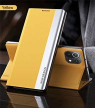 Topewon Hard PC Cover Magnetic Holder Leather Phone Case for Redmi Note 8 8T 9 9A 9C 9S 9T 10 10S 10