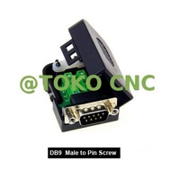 DB9 Male to 9 Pin 9pin Breakout Board Connector Terminal Connector AW16