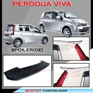 PERODUA VIVA/PERODUA VIVA ELITE SE OE STYLE REAR TRUNK SPOILER DUCKTAIL -MATERIAL FIBER BODYKIT