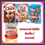 General Mills Chocolate Chex / Cookie Crisp / Cinnamon French Toast Crunch Rolls / Strawberry Banana