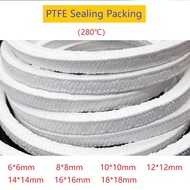 1Meter 4mm~25mm PTFE Packing Braided Compression  Acrylic Fiber Packing ptfe Filled Gland Rope Gland